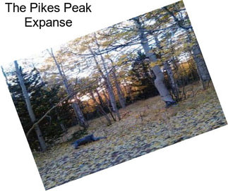 The Pikes Peak Expanse