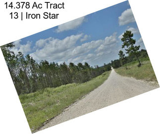 14.378 Ac Tract 13 | Iron Star