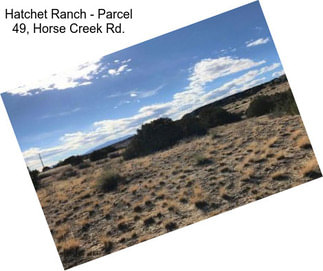 Hatchet Ranch - Parcel 49, Horse Creek Rd.