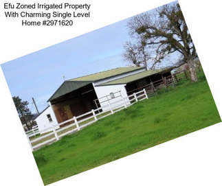 Efu Zoned Irrigated Property With Charming Single Level Home #2971620