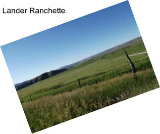 Lander Ranchette