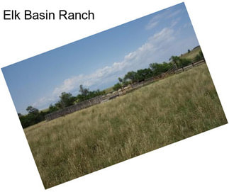 Elk Basin Ranch