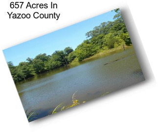 657 Acres In Yazoo County