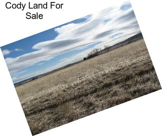 Cody Land For Sale