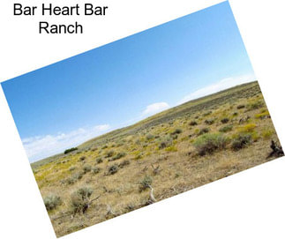 Bar Heart Bar Ranch