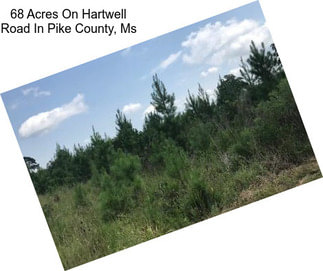 68 Acres On Hartwell Road In Pike County, Ms