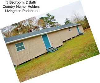 3 Bedroom, 2 Bath Country Home, Holden, Livingston Parish La