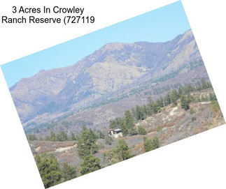 3 Acres In Crowley Ranch Reserve (727119