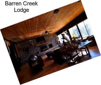 Barren Creek Lodge