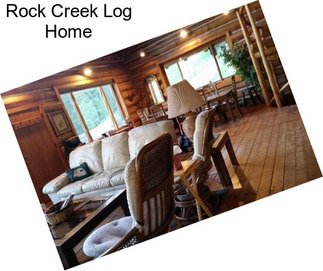 Rock Creek Log Home