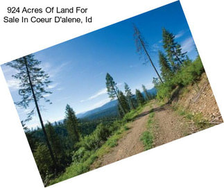 924 Acres Of Land For Sale In Coeur D\'alene, Id