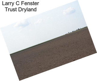 Larry C Fenster Trust Dryland