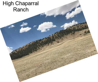 High Chaparral Ranch