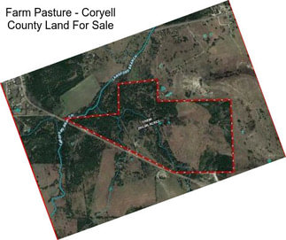 Farm Pasture - Coryell County Land For Sale