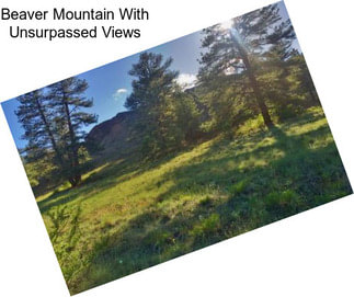 Beaver Mountain With Unsurpassed Views