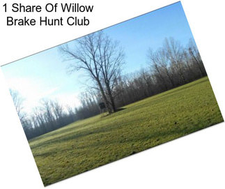 1 Share Of Willow Brake Hunt Club