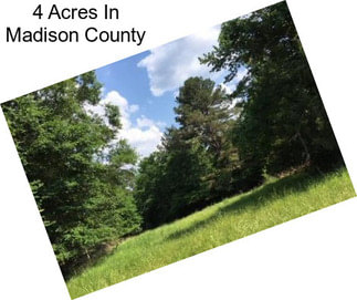 4 Acres In Madison County