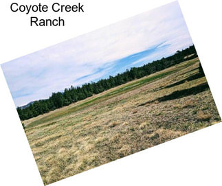 Coyote Creek Ranch
