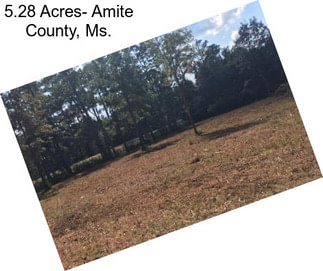 5.28 Acres- Amite County, Ms.