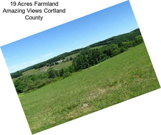 19 Acres Farmland Amazing Views Cortland County
