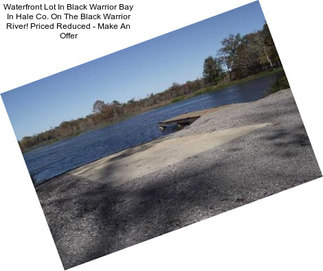 Waterfront Lot In Black Warrior Bay In Hale Co. On The Black Warrior River! Priced Reduced - Make An Offer
