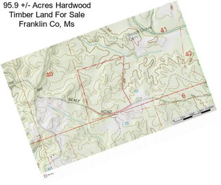 95.9 +/- Acres Hardwood Timber Land For Sale Franklin Co, Ms