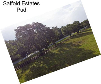 Saffold Estates Pud