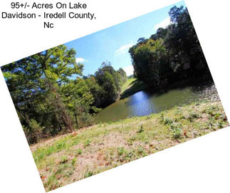 95+/- Acres On Lake Davidson - Iredell County, Nc