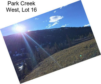 Park Creek West, Lot 16