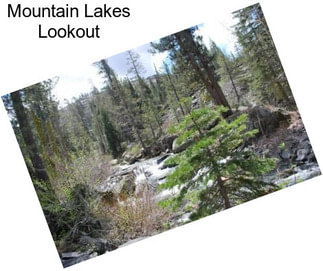 Mountain Lakes Lookout