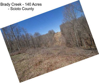 Brady Creek - 140 Acres - Scioto County