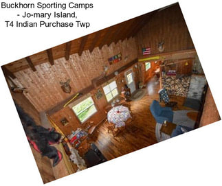 Buckhorn Sporting Camps - Jo-mary Island, T4 Indian Purchase Twp