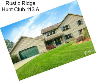 Rustic Ridge Hunt Club 113 A