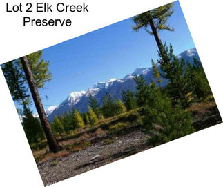 Lot 2 Elk Creek Preserve