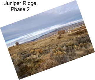 Juniper Ridge Phase 2