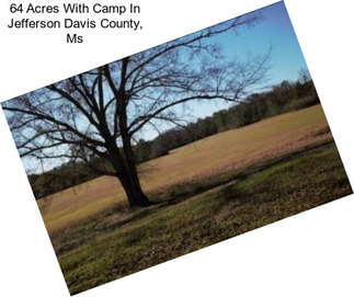 64 Acres With Camp In Jefferson Davis County, Ms