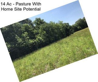 14 Ac - Pasture With Home Site Potential