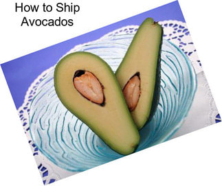 How to Ship Avocados