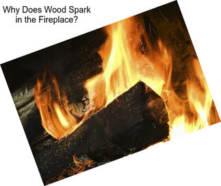 Why Does Wood Spark in the Fireplace?