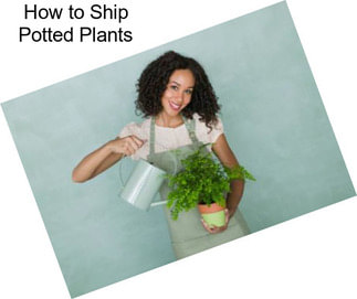 How to Ship Potted Plants