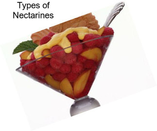 Types of Nectarines