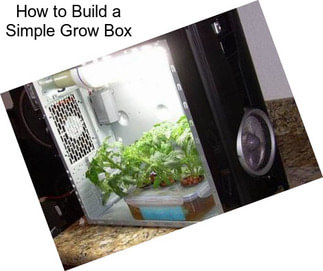 How to Build a Simple Grow Box