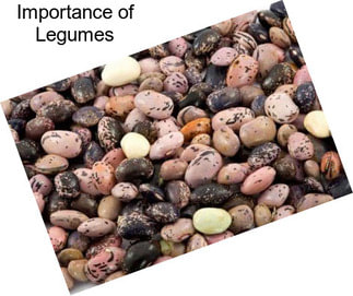 Importance of Legumes