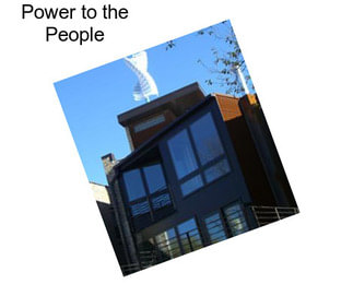 Power to the People