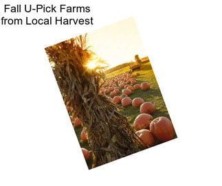 Fall U-Pick Farms from Local Harvest