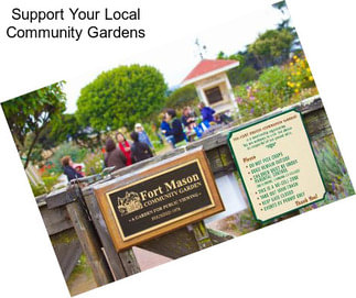 Support Your Local Community Gardens
