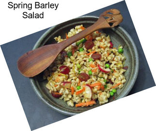 Spring Barley Salad