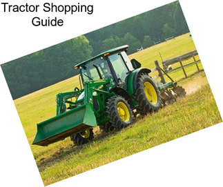 Tractor Shopping Guide