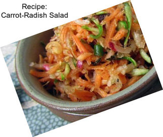 Recipe: Carrot-Radish Salad