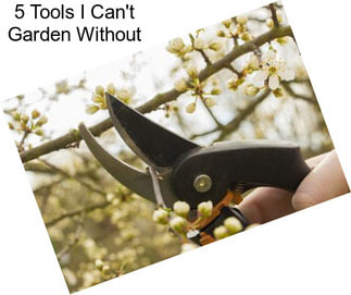 5 Tools I Can\'t Garden Without